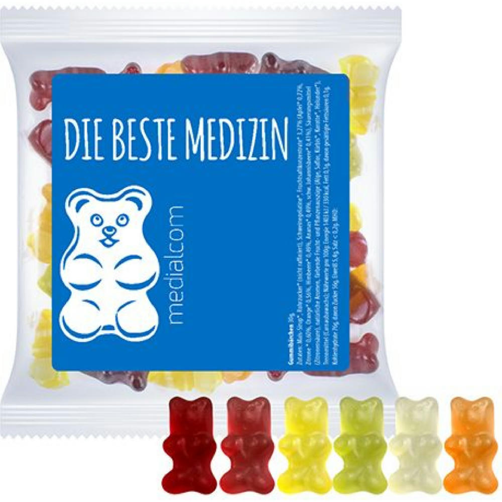 Gummibärchen, ca. 30g, Express Maxi-Tüte mit Etikett