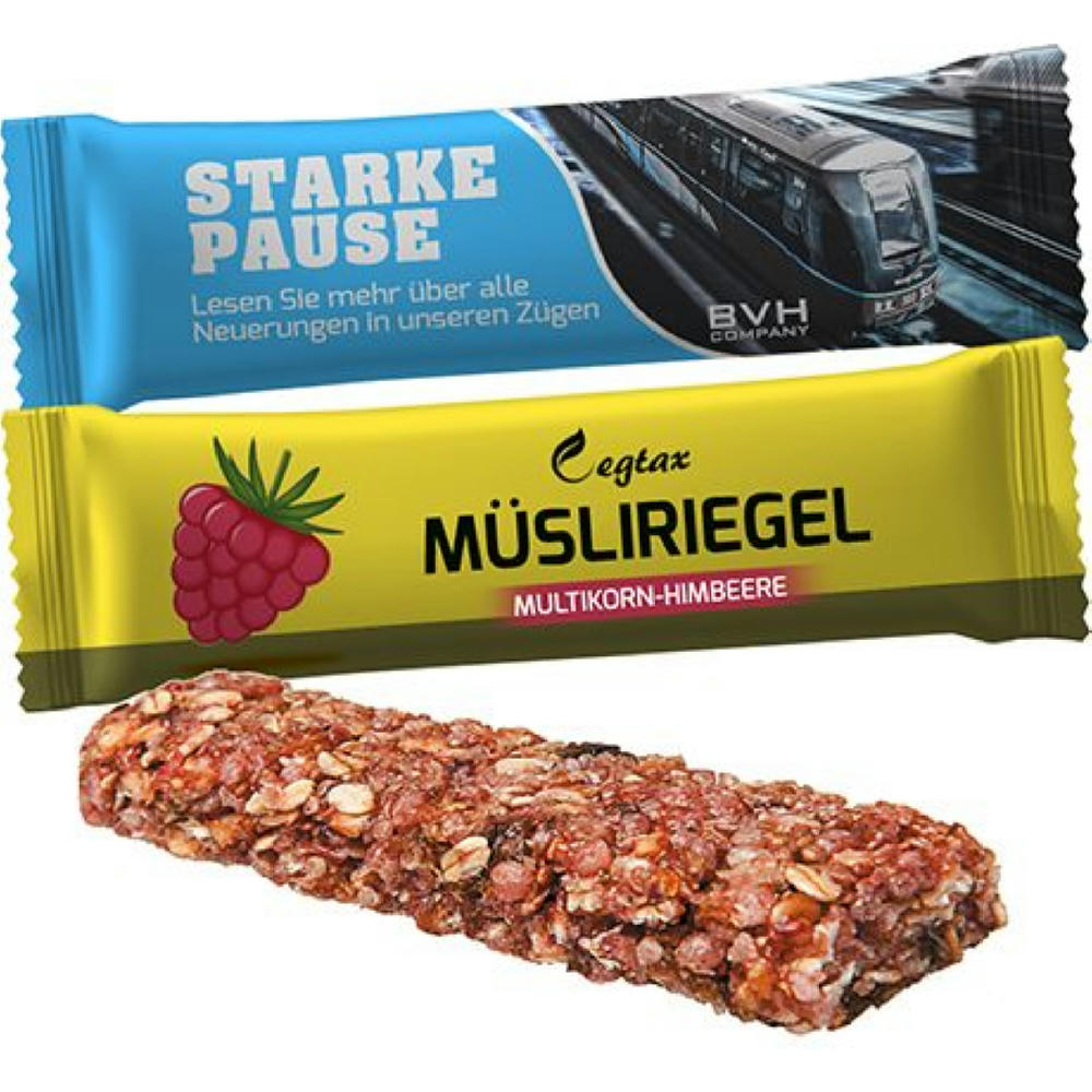 Müsliriegel Multikorn-Himbeere, ca. 30g, Flowpack