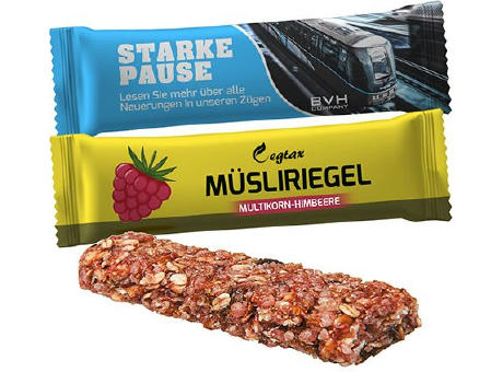 Müsliriegel Multikorn-Himbeere, ca. 30g, Flowpack