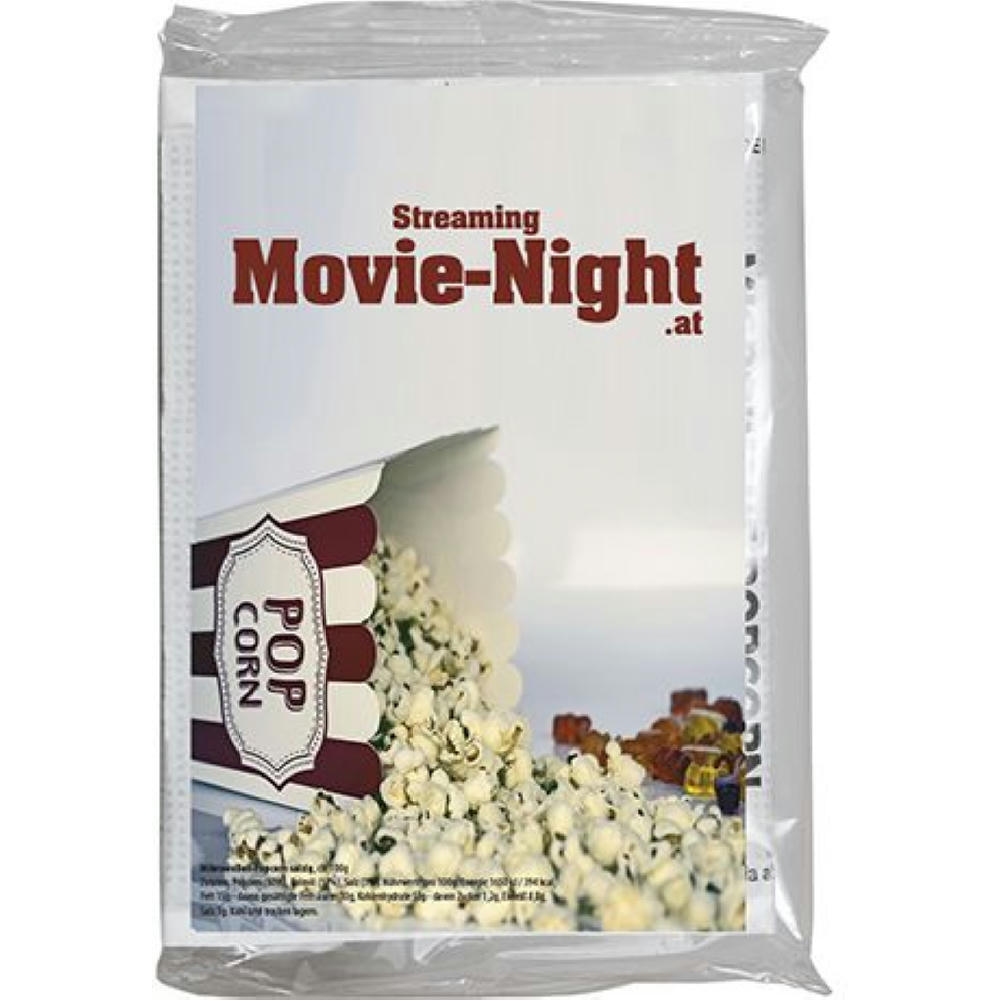 Mikrowellen Popcorn salzig, ca. 100g, transparente Folie