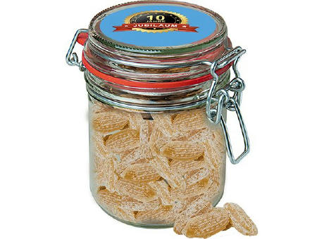 Ingwer Bonbons, ca. 200g, Bonbonglas Maxi