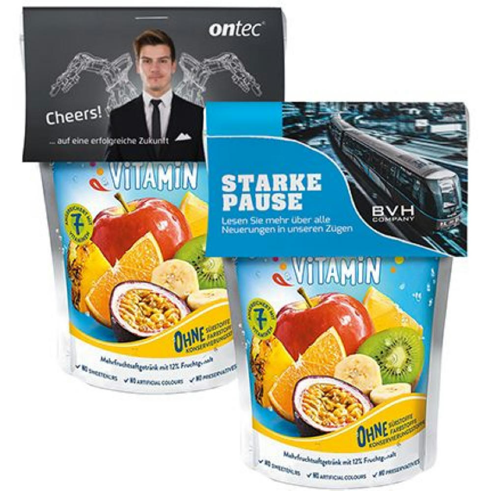 Capri-Sun Multivitamin, 200 ml, Express Trinkpack mit Strohhalm mit Werbereiter