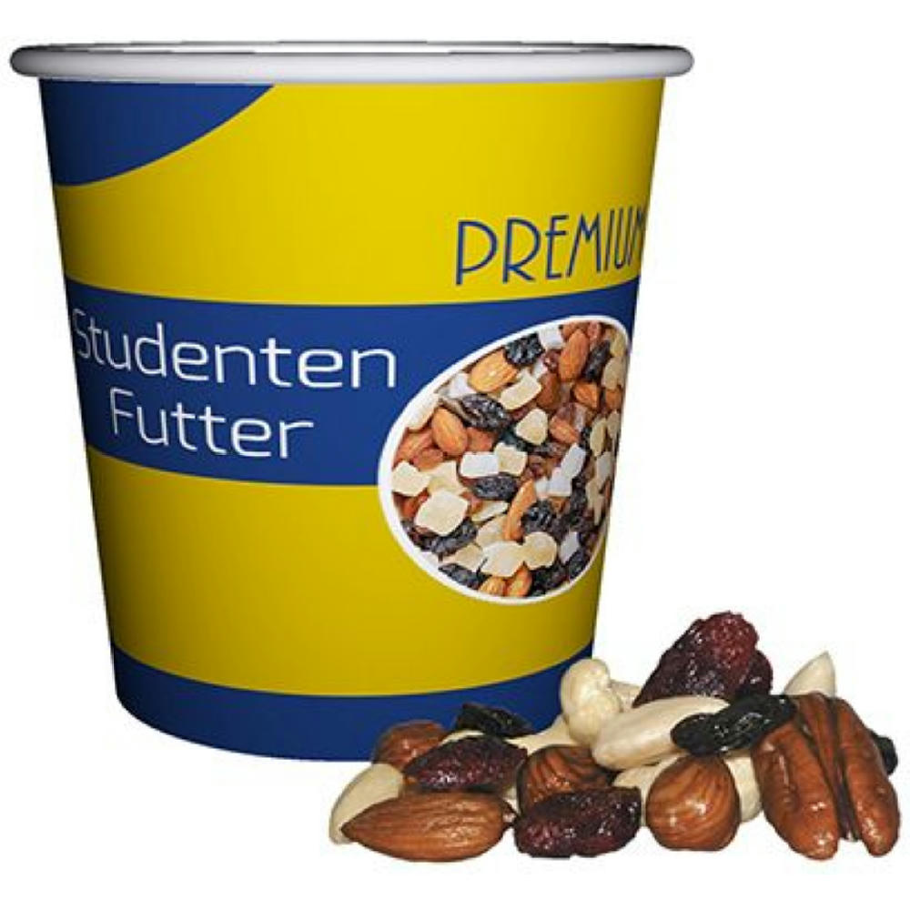 Premium Studentenfutter, ca. 40g, Snackbecher Mini