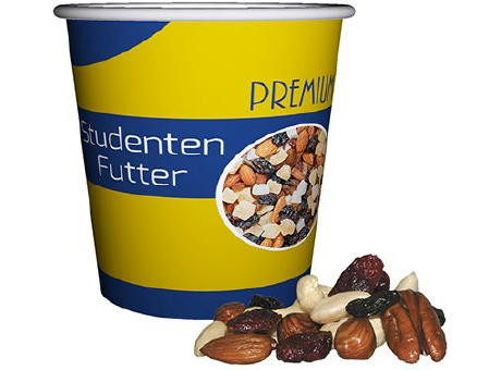 Premium Studentenfutter, ca. 40g, Snackbecher Mini