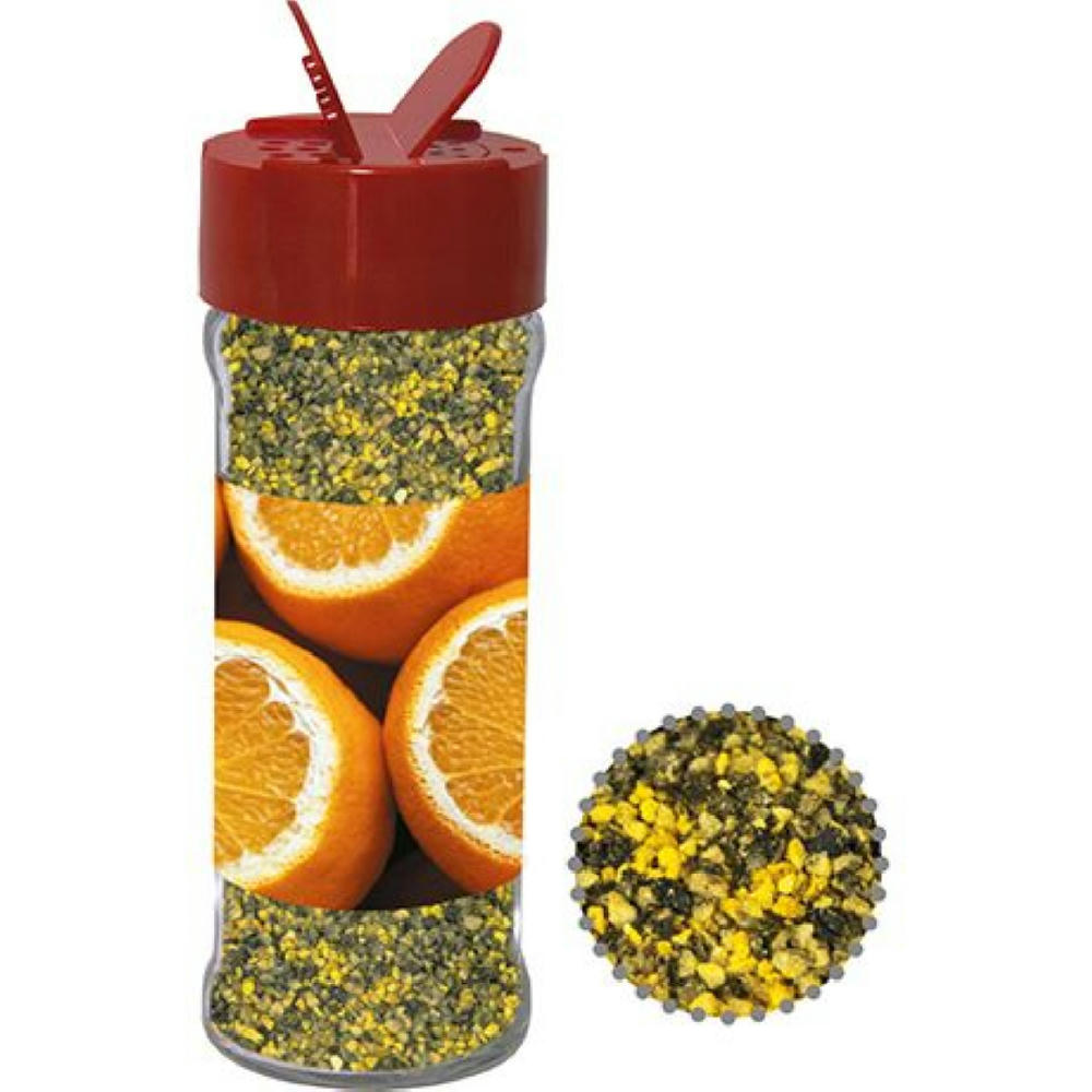 Gewürzmischung Orangen-Pfeffer, ca. 45g, Glas mit Streuaufsatz