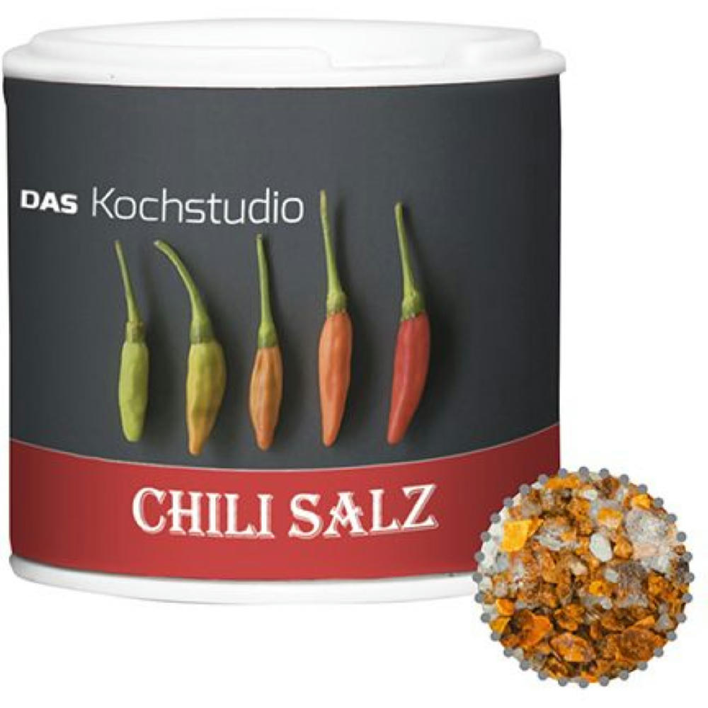 Gewürzmischung Chili-Salz, ca. 25g, Gewürzpappstreuer