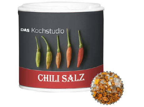 Gewürzmischung Chili-Salz, ca. 25g, Gewürzpappstreuer