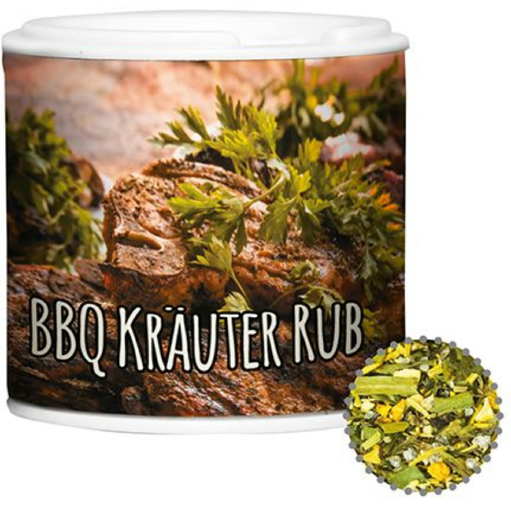 Gewürzmischung BBQ Kräuter Rub, ca. 20g, Gewürzpappstreuer