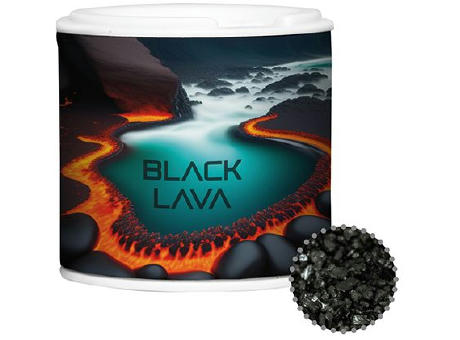 Gewürzmischung Black Lava Salz, ca. 50g, Gewürzpappstreuer