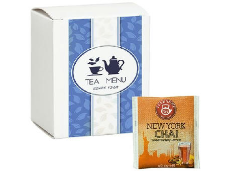 Beuteltee New York Chai, 10 Stück, 17,5g, Faltschachtel