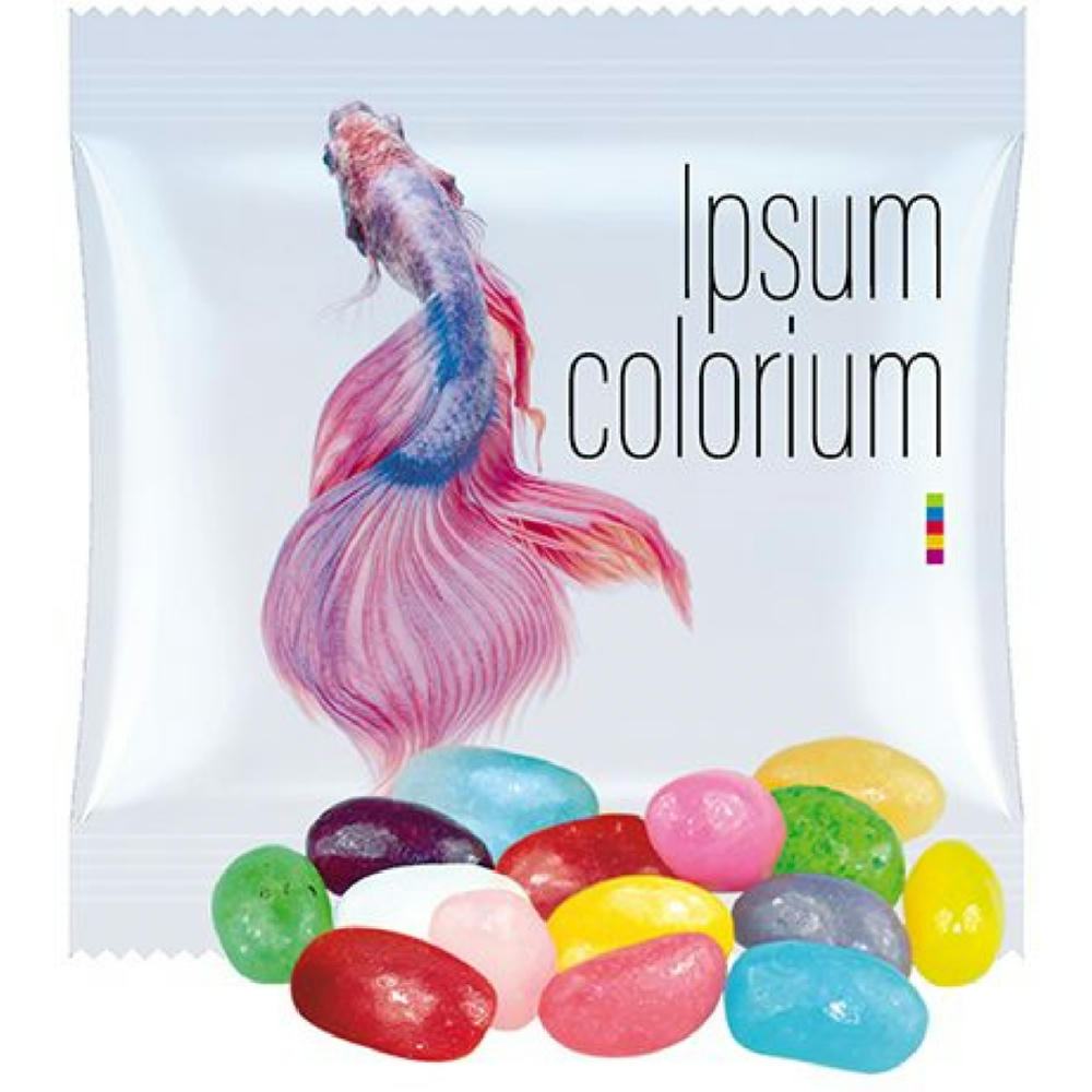 Jelly Beans sauer-Mix, ca. 10g, Mini-Tüte