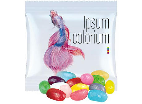 Jelly Beans sauer-Mix, ca. 10g, Mini-Tüte