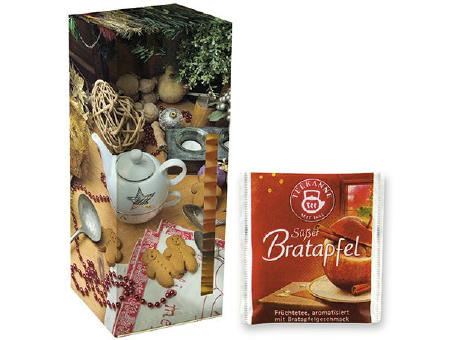 Beuteltee Bratapfel, 24 Stück, 60g, Faltschachtel Teetower