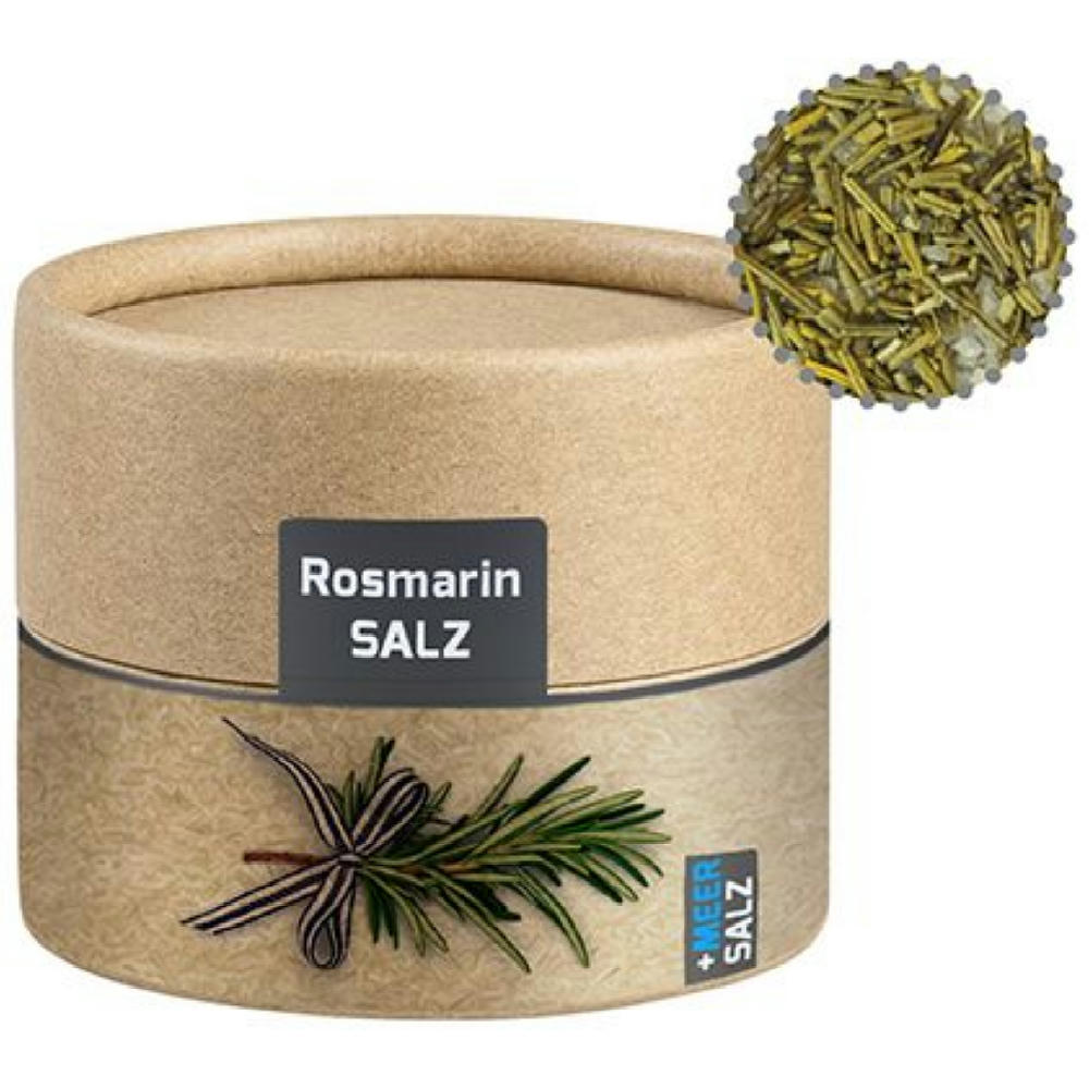 Gewürzmischung Rosmarin-Salz, ca. 52g, Kraftpapierdose Mini