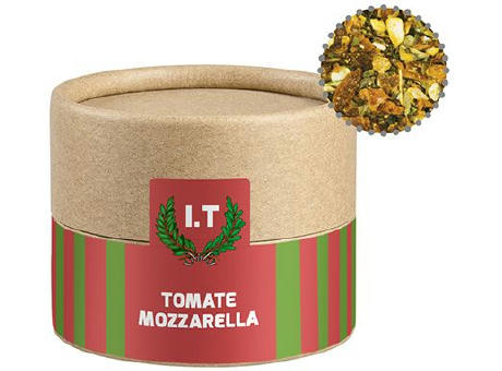 Gewürzmischung Tomate-Mozzarella, ca. 28g, Kraftpapierdose Mini