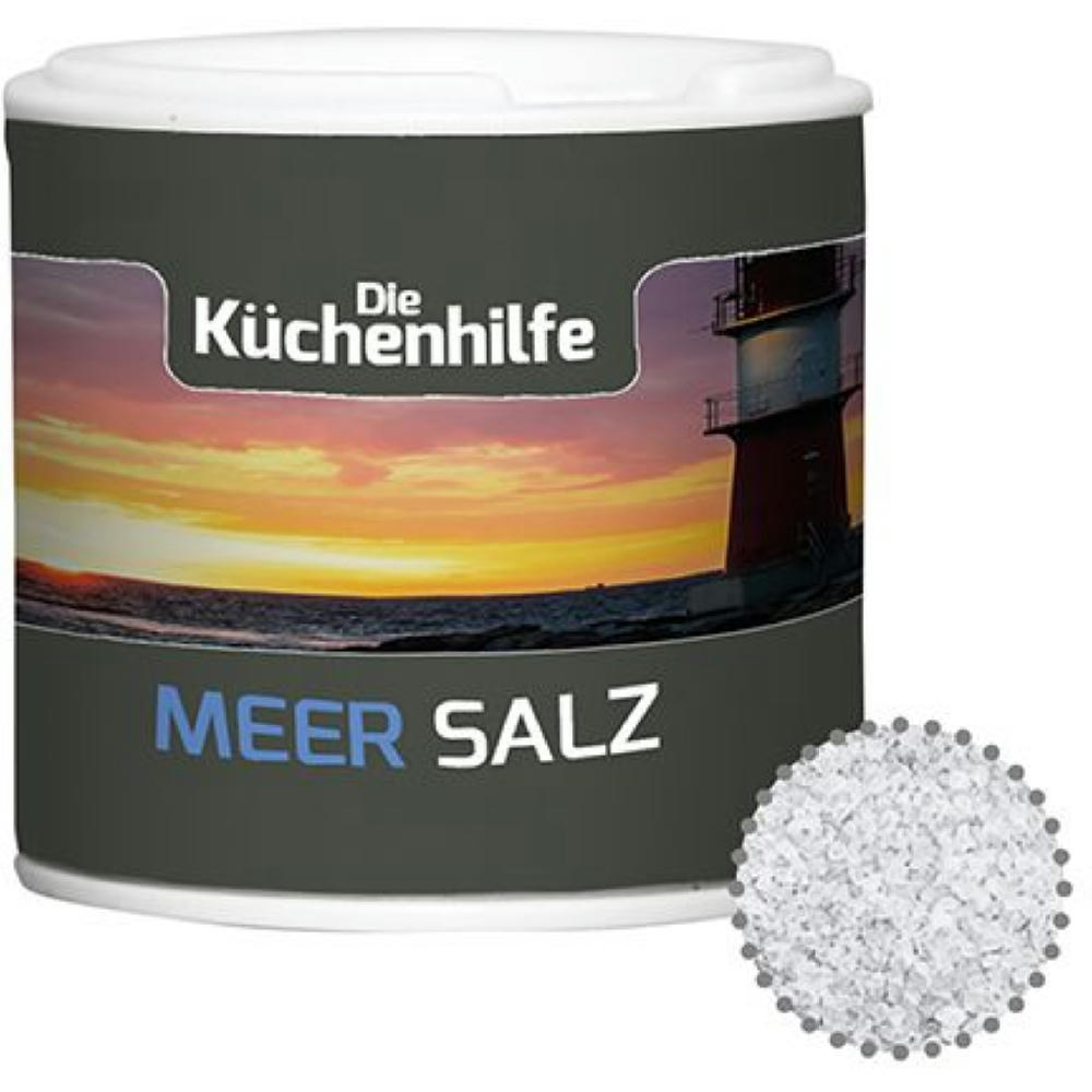 Meersalz, ca. 50g, Gewürzpappstreuer