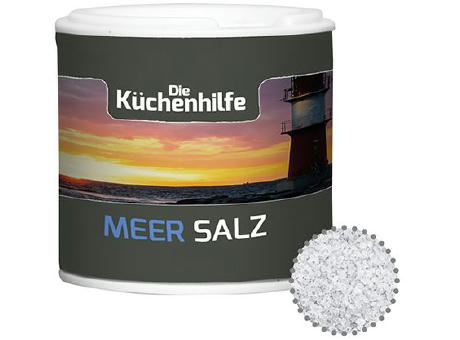 Meersalz, ca. 50g, Gewürzpappstreuer