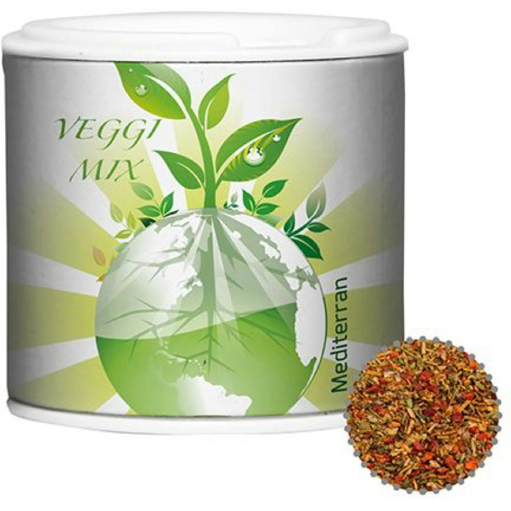 Gewürzmischung Mediterraner Veggie Mix, ca. 20g, Gewürzpappstreuer