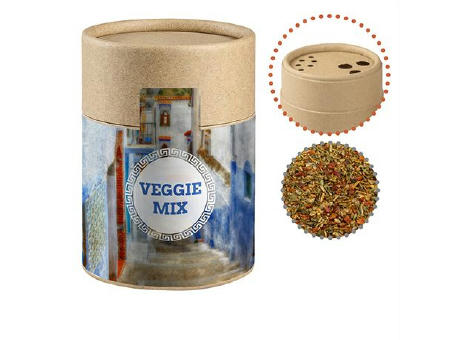 Gewürzmischung Mediterraner Veggie Mix, ca. 50g, Kraftpapierstreuer Midi