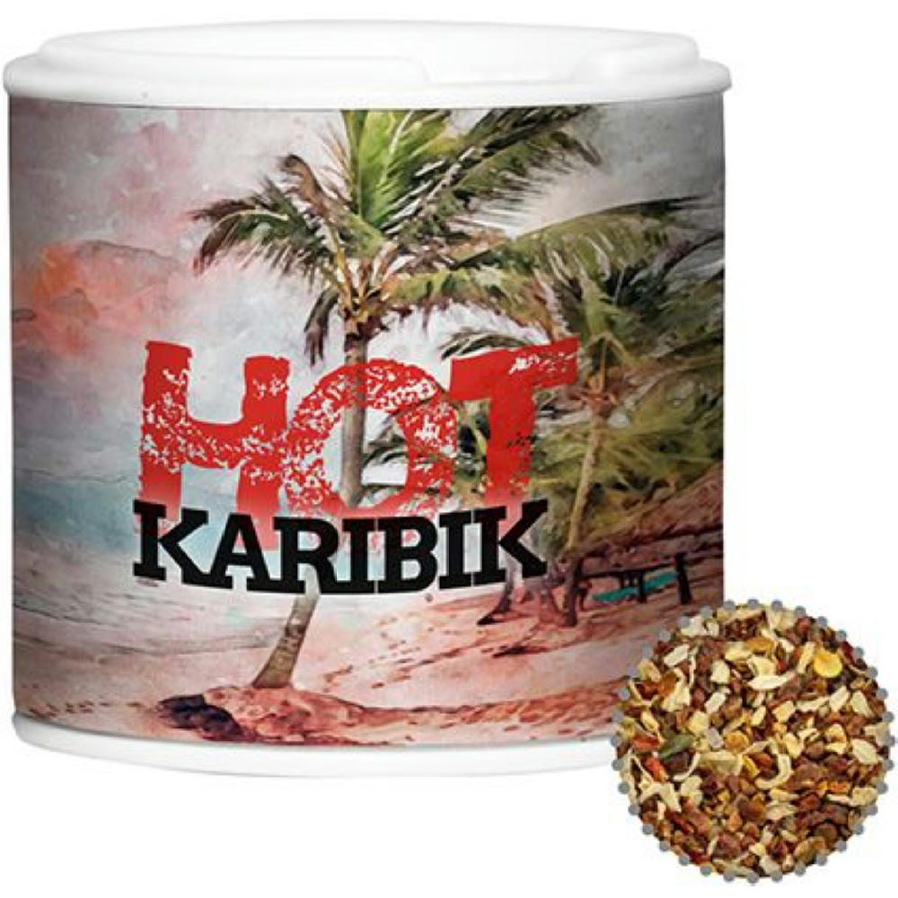 Gewürzmischung HOT Karibik Mix, ca. 20g, Gewürzpappstreuer