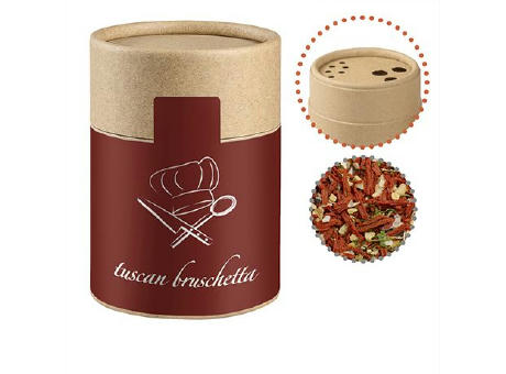 Gewürzmischung Toskanische Bruchetta, ca. 50g, Kraftpapierstreuer Midi