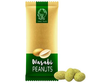 Erdnüsse Wasabi, ca. 40g, Midi-XL-Tüte