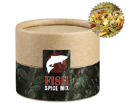 Weihnachts Gewürzmischung Fisch, ca. 20g, Kraftpapierdose Mini