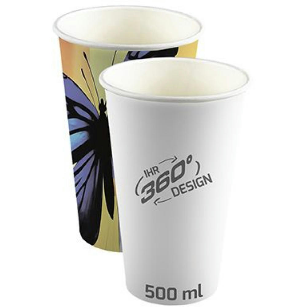 PE-Pappbecher, 500ml, , Becher XL