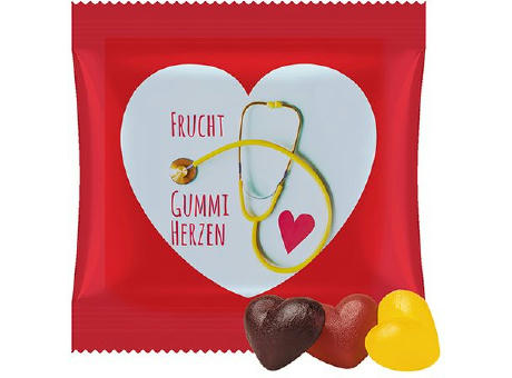 Fruchtgummi-Herzen, ca. 20g, Maxi-Tüte