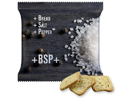 Brot Chips Salz und Pfeffer, ca. 20g, Maxi-XL-Tüte