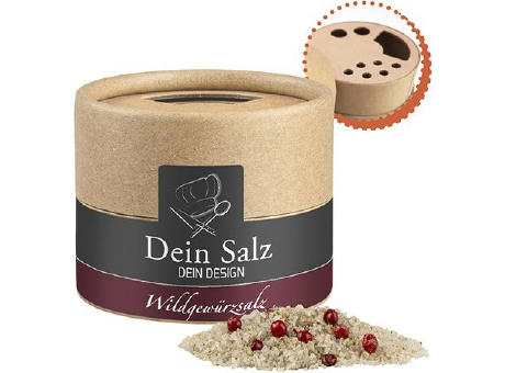 Wildgewürzsalz, ca. 45g, Kraftpapierstreuer Mini