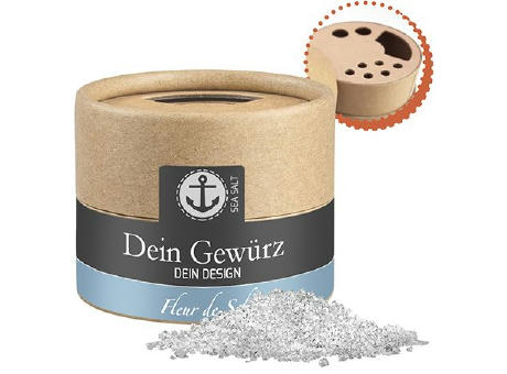 Fleur de Sel, ca. 40g, Kraftpapierstreuer Mini