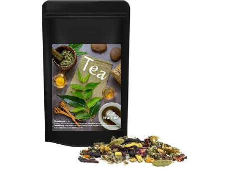 Ayurveda Relax-Tee, ca. 50g, Standbeutel Midi schwarz