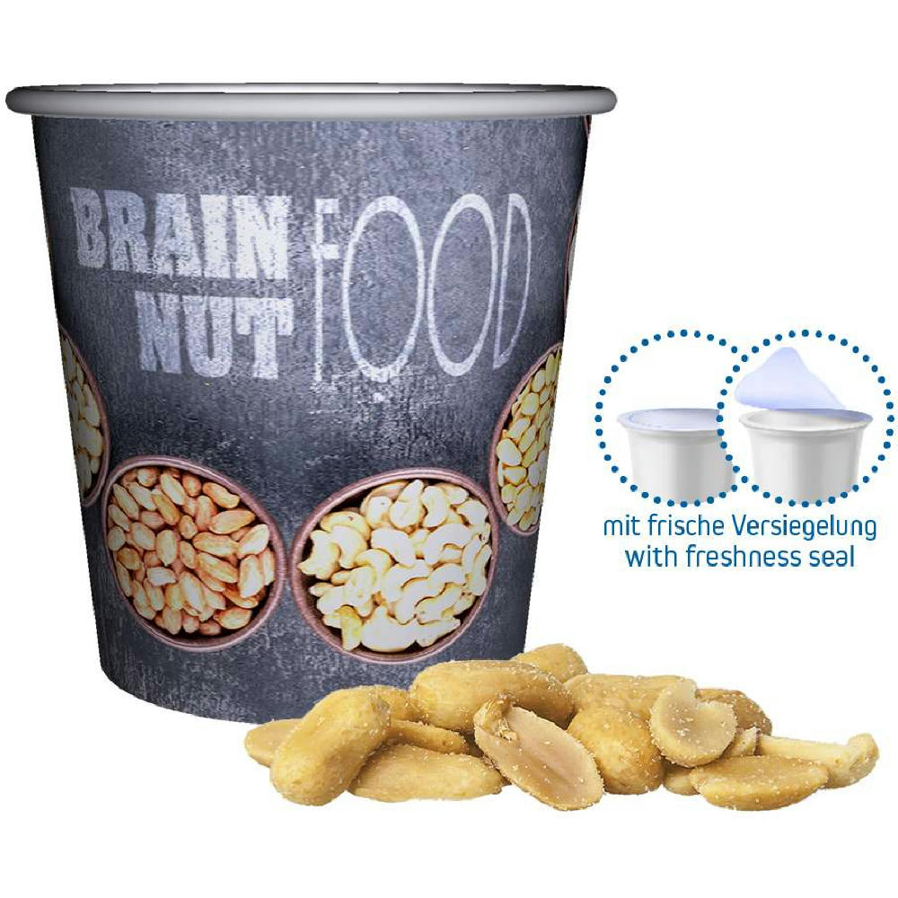 Gesalzene Erdnüsse, ca. 40g, Snackbecher Mini