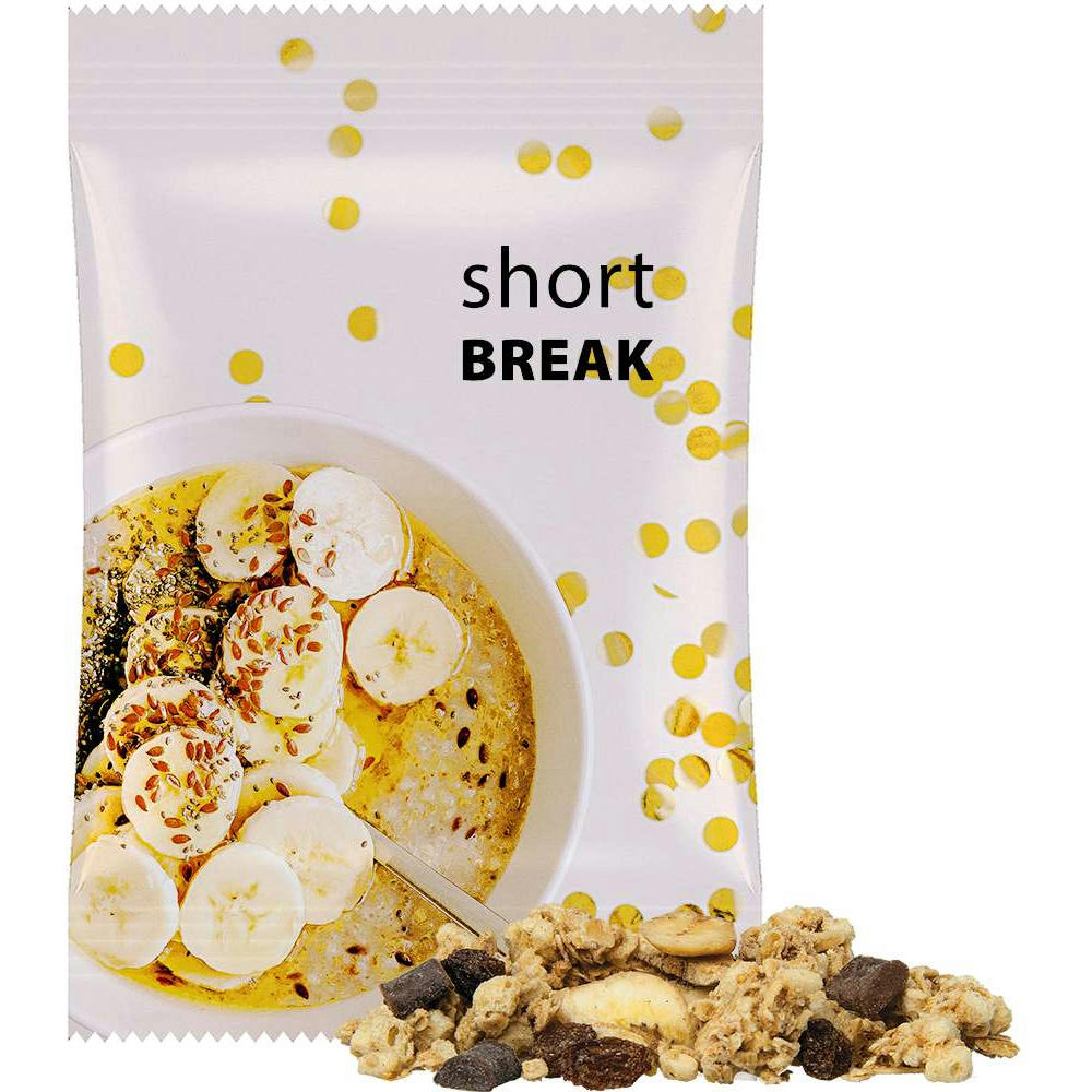 Müsli Knusper Banane-Schoko, ca. 60g, Maxi-Tüte