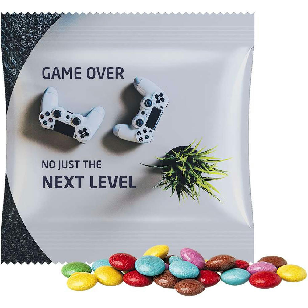 Bunte Schokolinsen, ca. 7g, Mini-Tüte