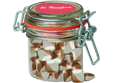 Minz-Ecken Bonbons, ca. 60g, Bonbonglas Mini