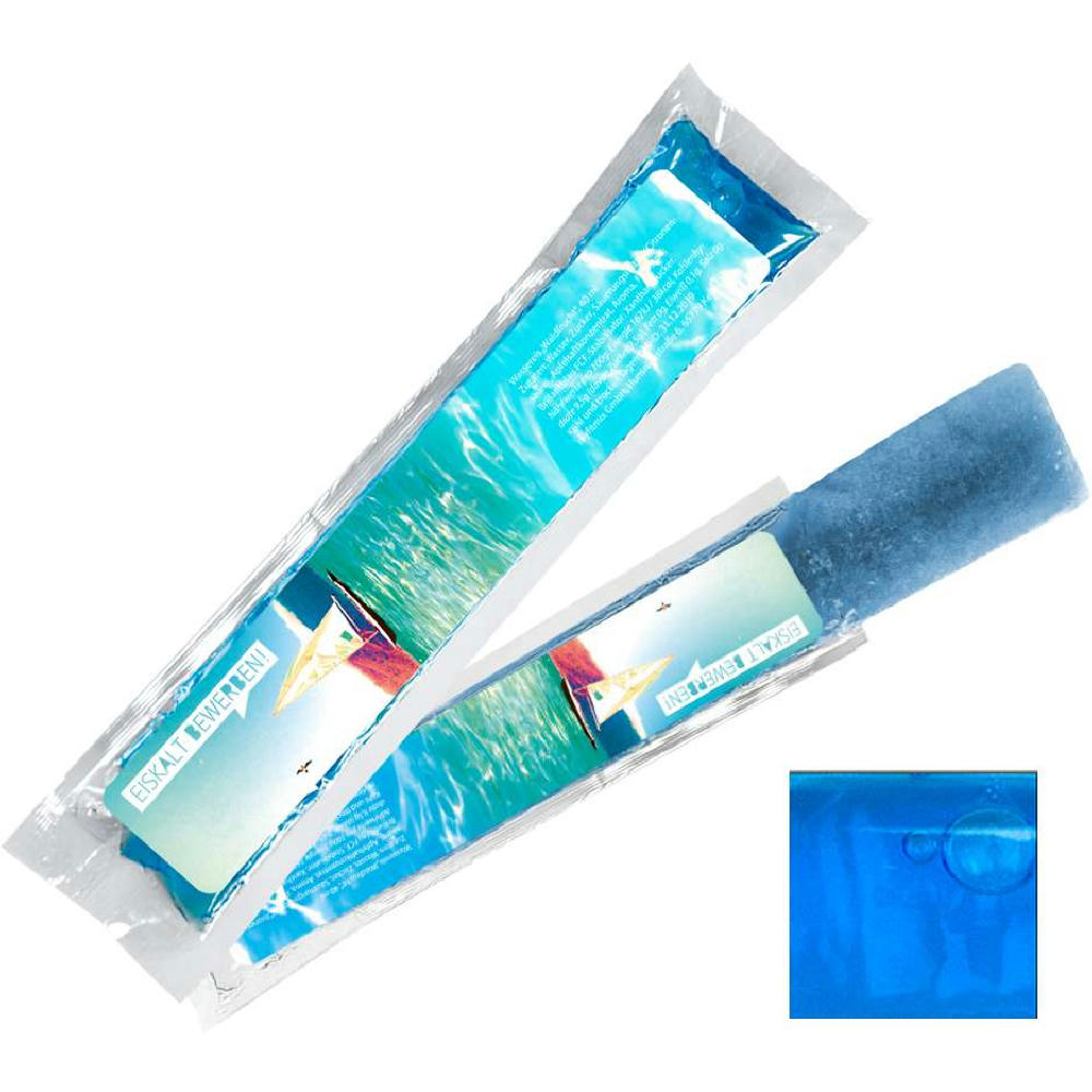 Wassereis Waldfrucht (blau), 40 ml, Express Schlauchtüte mit Etikett