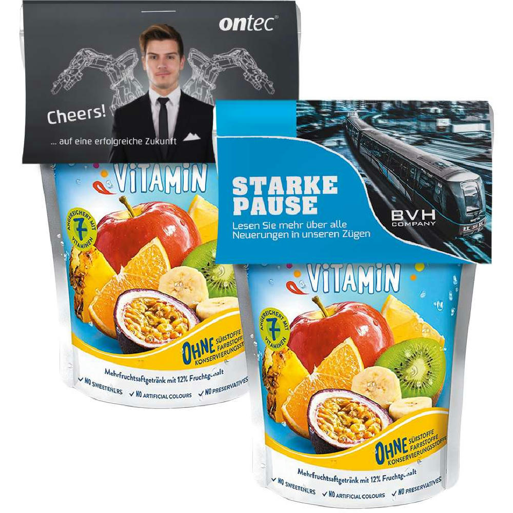 Capri-Sun Multivitamin, 200 ml, Express Trinkpack mit Strohhalm mit Werbereiter