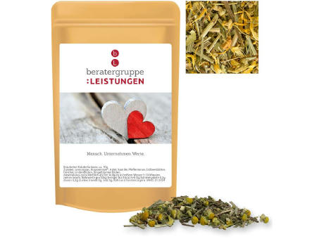 Kräutertee Kräuterfantasie, ca. 12g, Standbeutel Mini