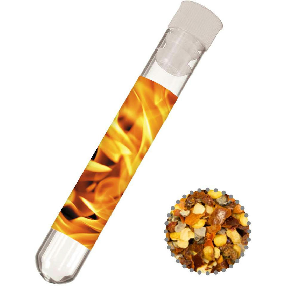 Gewürzmischung Feuer und Flamme, ca. 5g, Reagenzglas