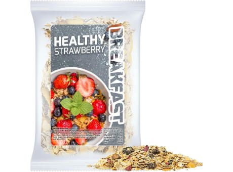 Müsli Erdbeerchen, ca. 50g, Express Maxi-Tüte mit Etikett