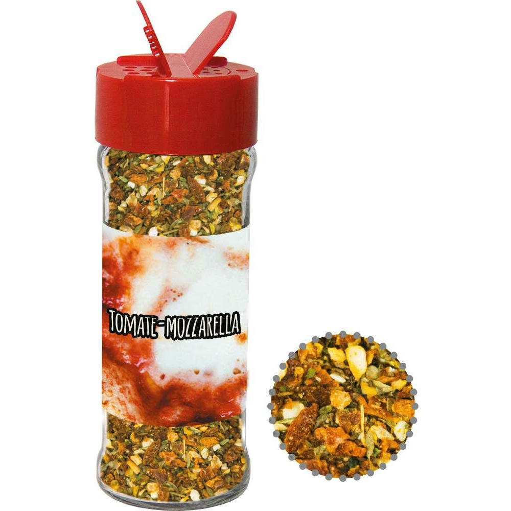 Gewürzmischung Tomate-Mozzarella, ca. 35g, Glas mit Streuaufsatz