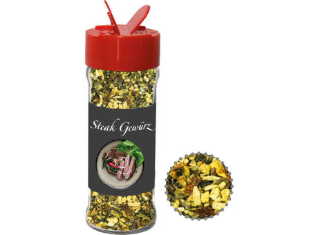 Gewürzmischung Steakgewürz, ca. 55g, Glas mit Streuaufsatz
