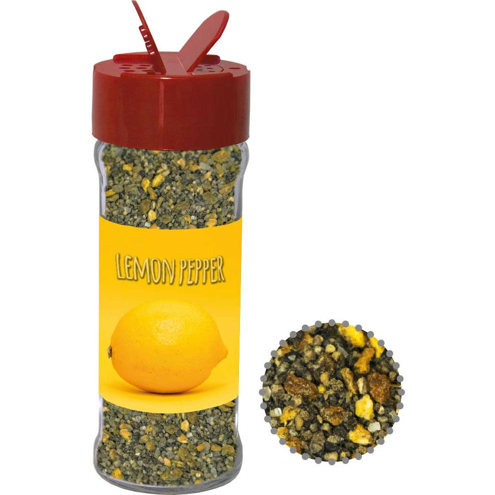 Gewürzmischung Zitronen-Pfeffer, ca. 50g, Glas mit Streuaufsatz