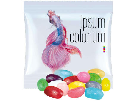 Jelly Beans sauer-Mix, ca. 10g, Mini-Tüte