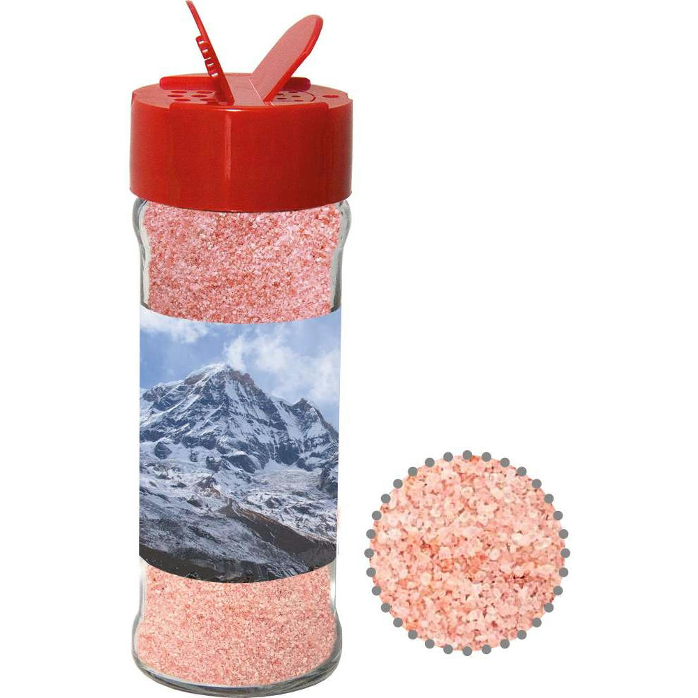 Rosa Kristallsalz, ca. 80g, Glas mit Streuaufsatz