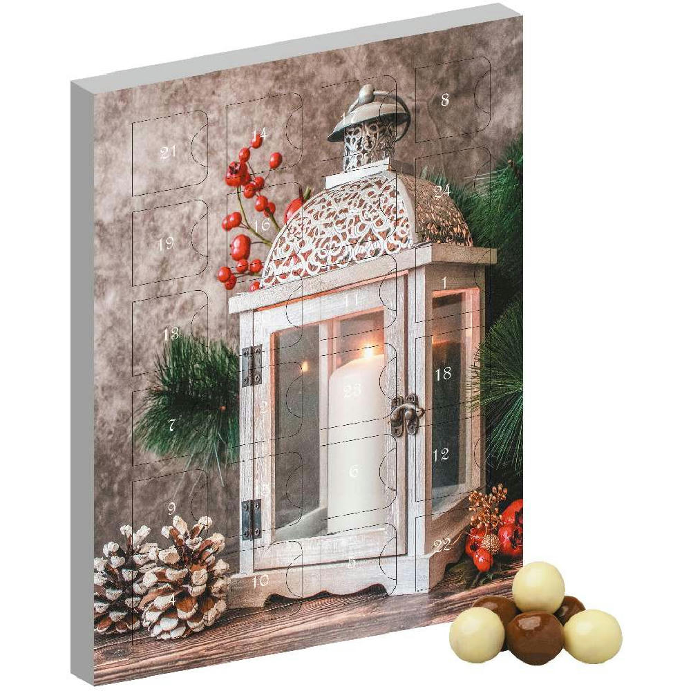 Knusperkugeln-Mix, ca. 50g, Adventskalender Mini Hochformat