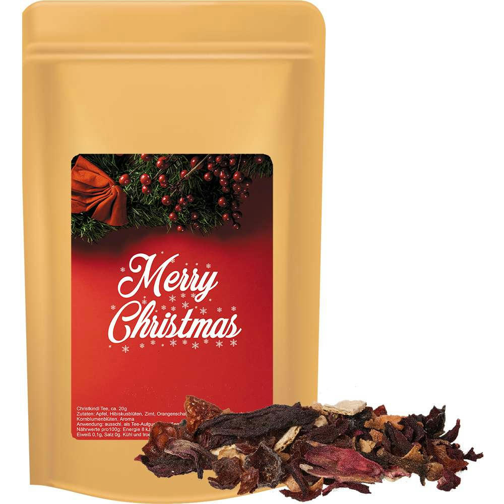 Weihnachts Früchtetee, ca. 55g, Standbeutel Midi