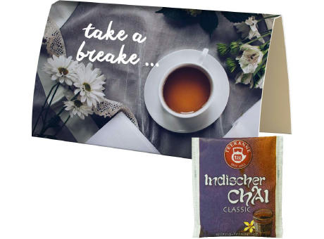 Beuteltee Indischer Chai - Classic, ca. 2g, Werbekarte A6 gefaltet